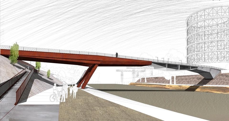 Ponte della Scienza progettato dallo studio APsT Architettura 