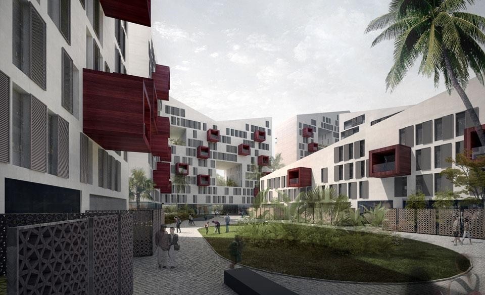 Progetto di Aqso per un complesso residenziale a Casablanca