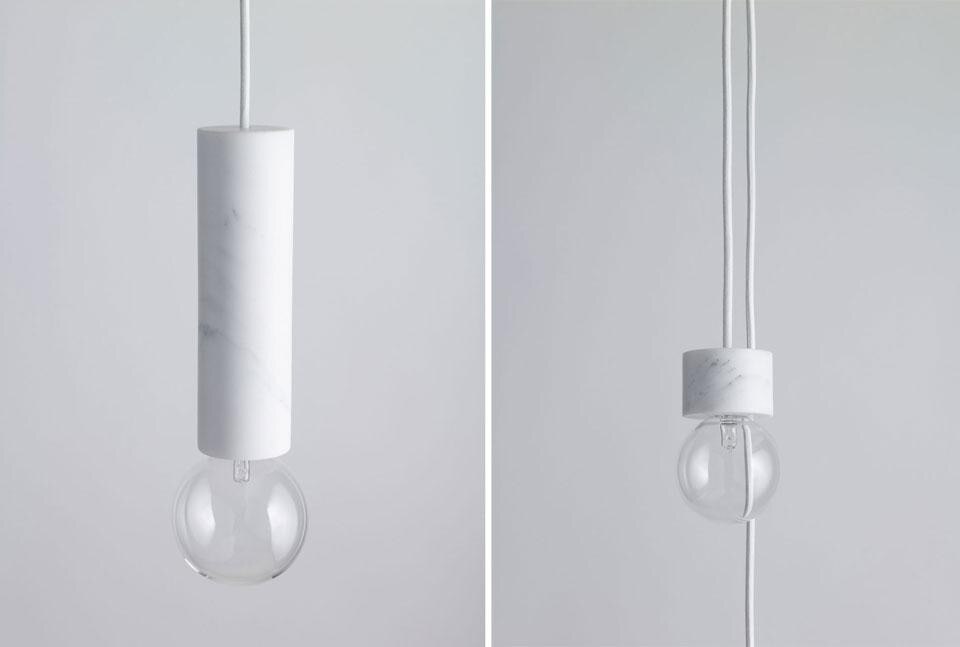 Serie di lampade Marble Lights, disegnata da Studio Vit 