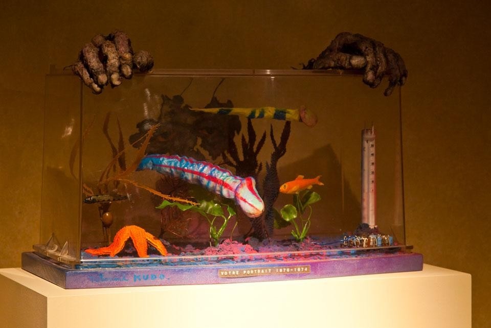 Tetsumi Kudo, <i>Votre Portrait</i>, 1970-74. Tecnica mista, 30 x 48 x 24 cm. Collezione Massimo e Francesca Valsecchi