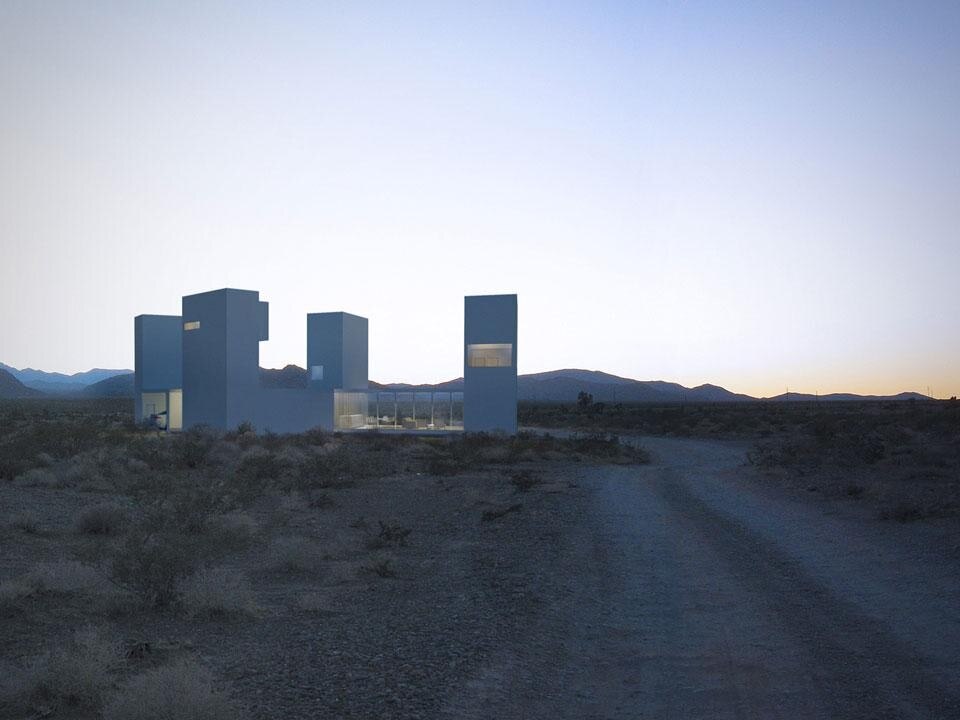 Edward Ogosta Architecture, Four Eyes House, Coachella Valley, California
