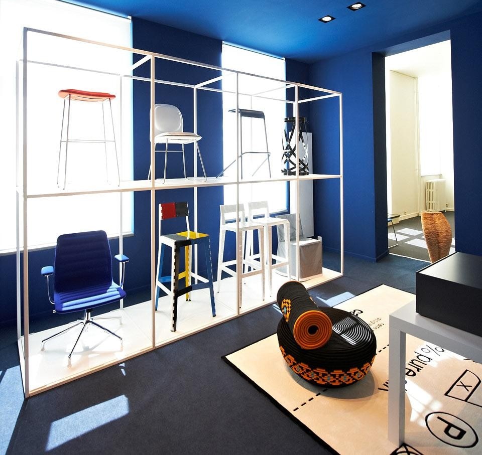 Showroom Cappellini a Bruxelles, Icon Chairs