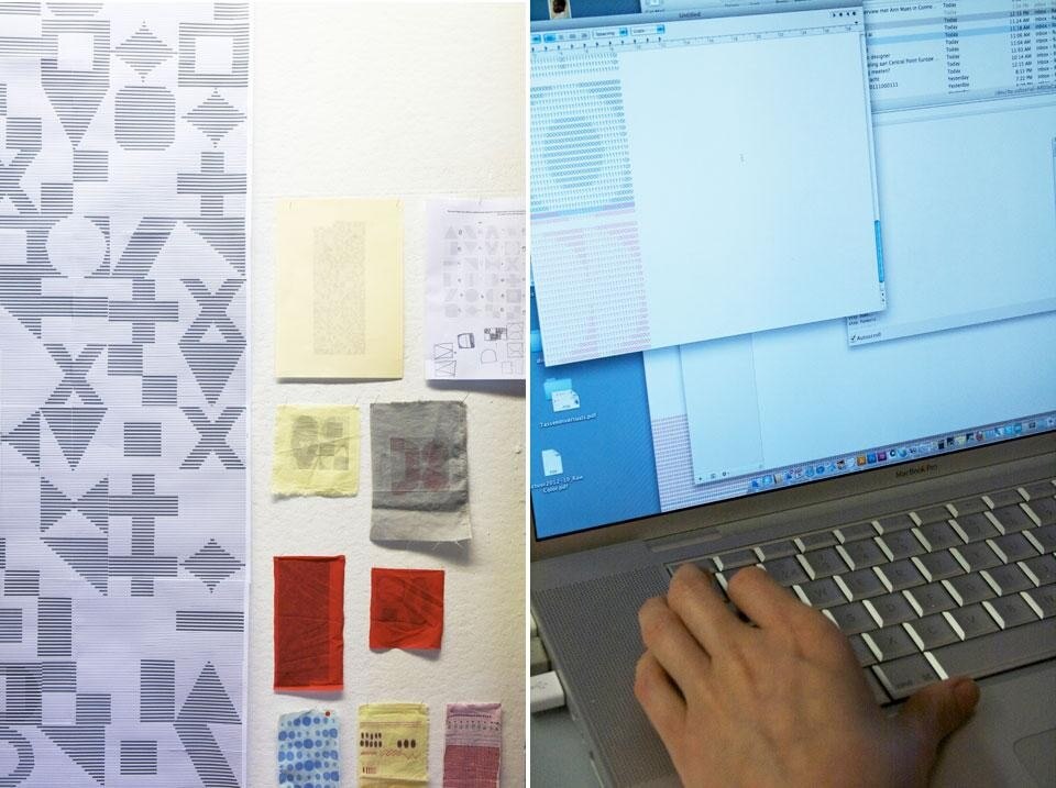 Raw Color, <em>Cryptographer & Encoded Textiles</em>, presentato per la prima volta nell'ambito del Salone del Mobile di Milano 2012