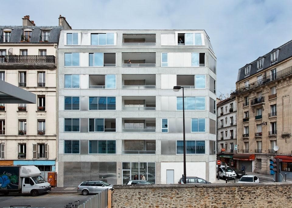 Bourbouze & Graindorge, complesso residenziale con 10 appartamenti, XVIII arrondissement, Parigi 