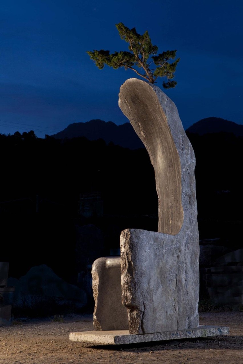 <i>Trono del re</i>, Benvenuto Saba. All'interno della mostra <i>Tabula Rasa<i> alla Galleria Otto, Firenze