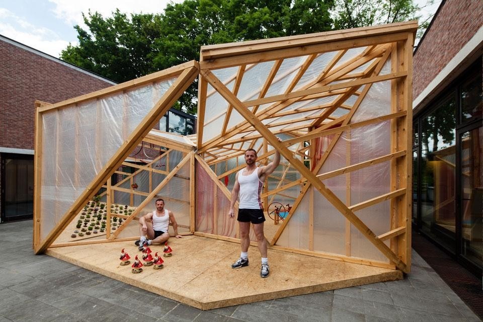 Elii, JF·Kit House, vista dell'installazione al CIVA, Bruxelles
