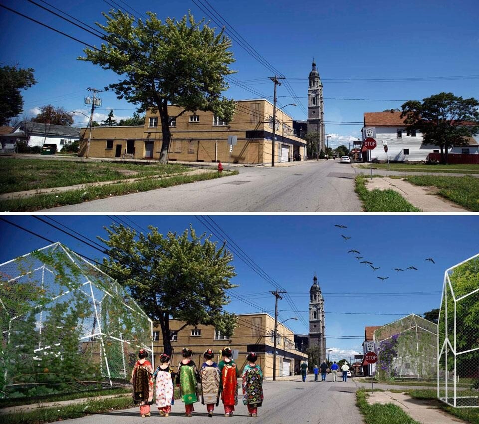<i>Artfarms</i>, progetto di Terrain Vagues per la riqualifica dei lotti lasciati vuoti nella città di Buffalo