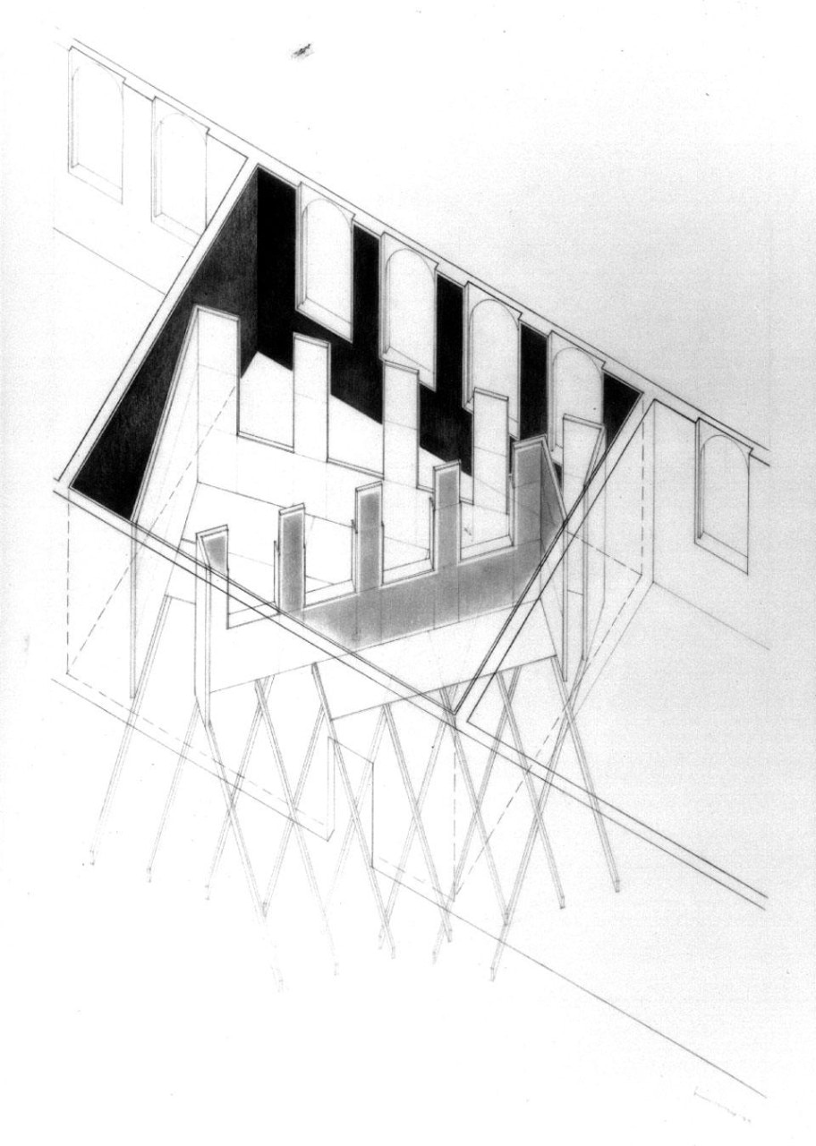 <i>Room 202</i>, 1979, Melvin Charney (1935-2012). Archivi Domus