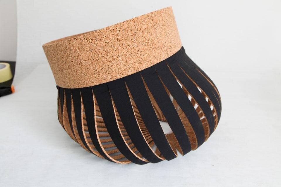 Nest di Matthias Lehner. Selezionato tra i 20 finalisti del concorso "The future of cork applications" organizzato da Domaine de Boisbuchet in collaborazione con l'azienda Corticeira Amorim e coordinato dallo studio Pedrita