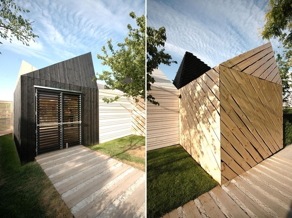 Kuu Architects, Estonian Pavilion, struttura di legno realizzata in occasione del Floriade 2012, Venlo, Olanda
