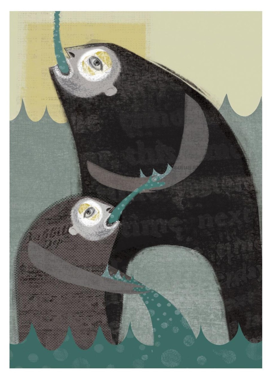 <i>Acqua origine della Vita</i>, progetto presentato dallo IED Milano durante Bologna Water Design 2012. Illustrazione <i>Acqua</i> di Silvia Mauri