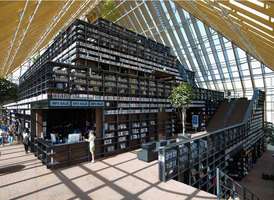 MVRDV, Spijkenisse Book Mountain, nuova biblioteca di Spijkenisse, Olanda 2012
