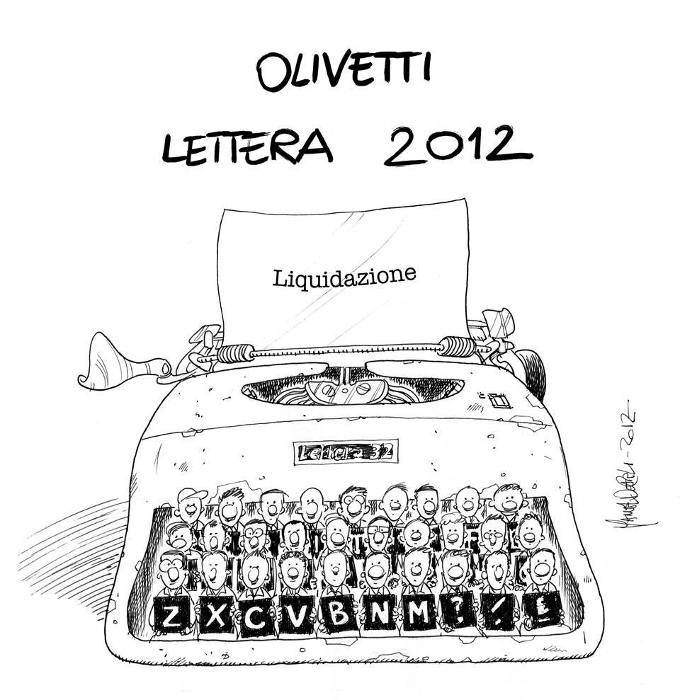 In apertura: <i>Piazza della Loggia</i> di Francesco Barilli e Matteo Fenoglio. Qui sopra: <i>Olivetti 2012</i>, di Manuel De Carli