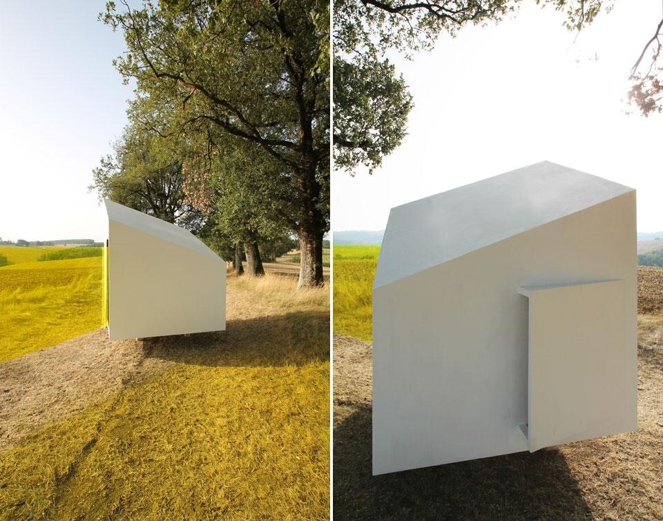 Gillot+Givry, galleria d'arte mobile, Barran, Gers, Francia 2012
