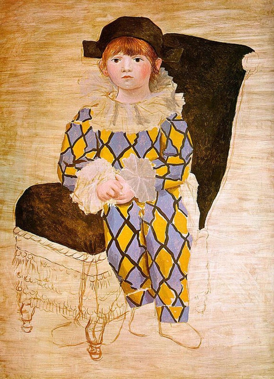 <i>Ritratto di Paulo in costume da Arlecchino</i>, Pablo Picasso, 1924