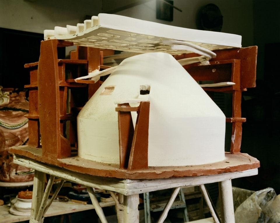 Modelli in ceramica realizzati dalla Casa dell'Arte di Danilo Trogu ad Albisola