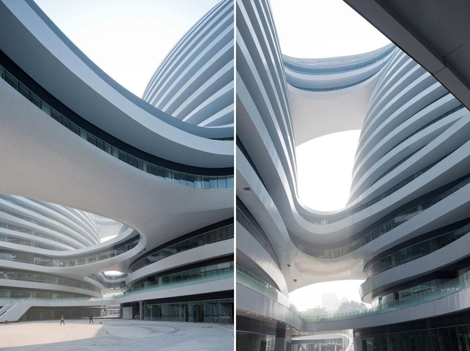 Zaha Hadid, Galaxy Soho, edificio multifunzionale, Pechino, Cina 2012
