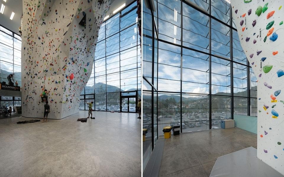 Wolfgang Meraner e Martin Mutschlechner, Vertikale, palestra con parete per l'arrampicata, Bressanone, Italia 2012