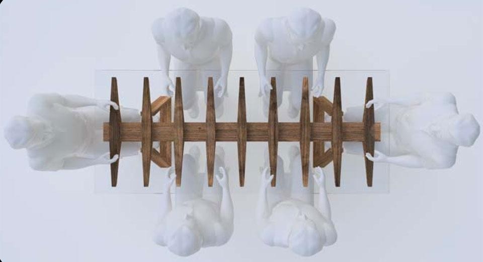 In apertura: progetto vincitore Rest di Giuseppe Burgio. Sopra: Chiglia, di Giuliano Ricciardi, secondo classficato 