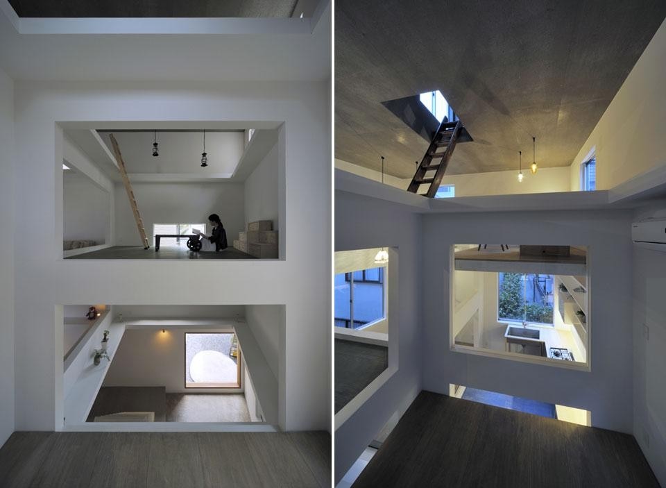 Hiroyuki Shinozaki Architects, House T, Tokyo, Giappone 2012. Foto di Hiroyasu Sakaguchi