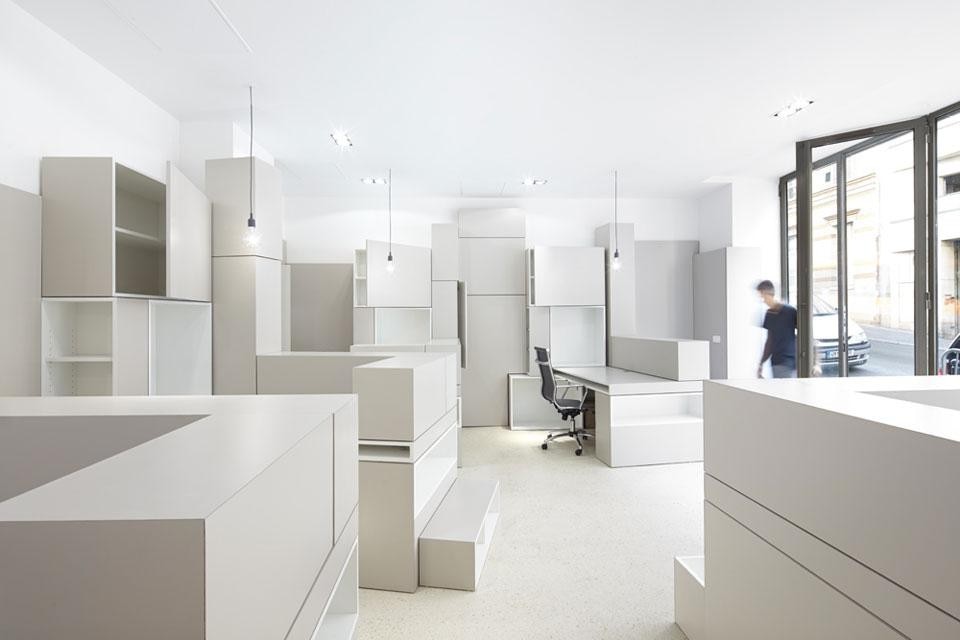 h2o Architectes, ristrutturazione uffici Hypernuit, Parigi, Francia 2013
