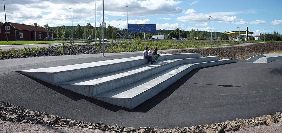 42 Architects, Hyttgårdsparken, skatepark a Falun, Svezia 2012