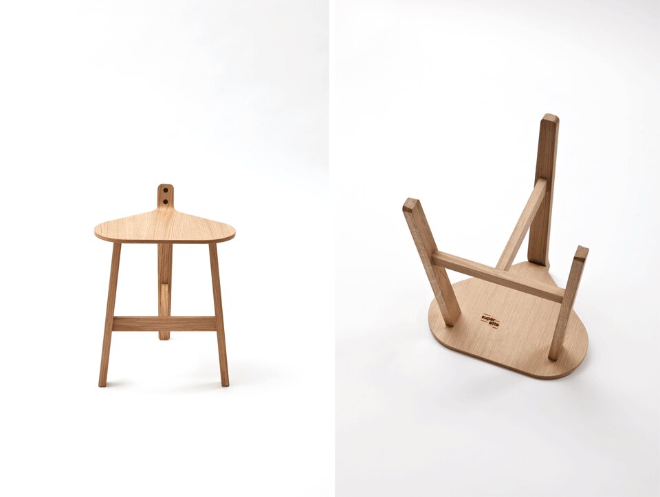 Guillaume Delvigne, Bronco Stool per Super-ette, 2013