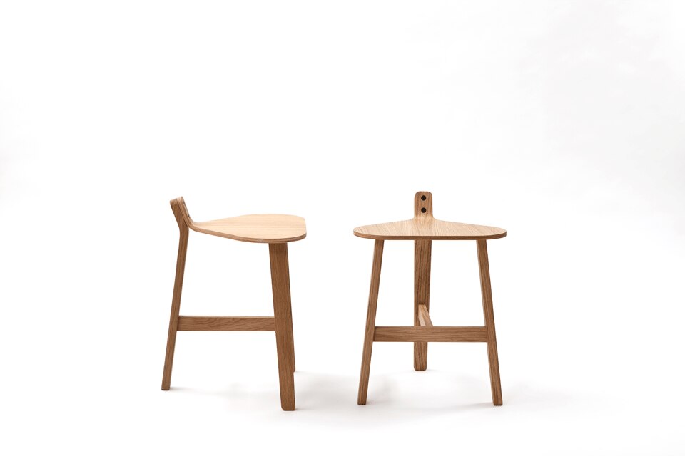 In apertura e sopra: Guillaume Delvigne, Bronco Stool per Super-ette, 2013