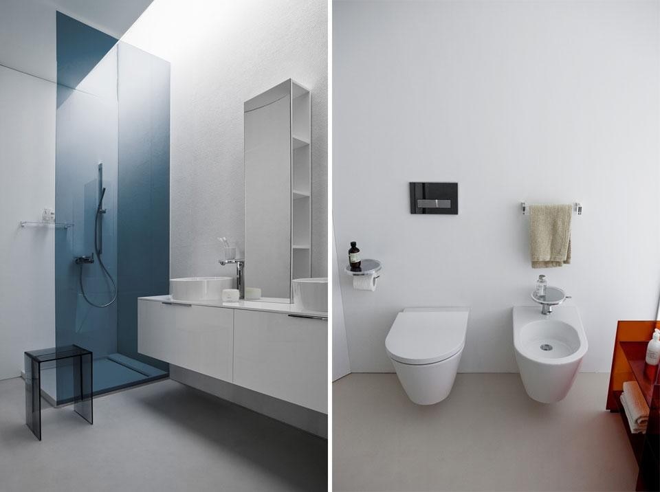 In apertura e sopra: Kartell by Laufen, design Ludovica + Roberto Palomba, 2013