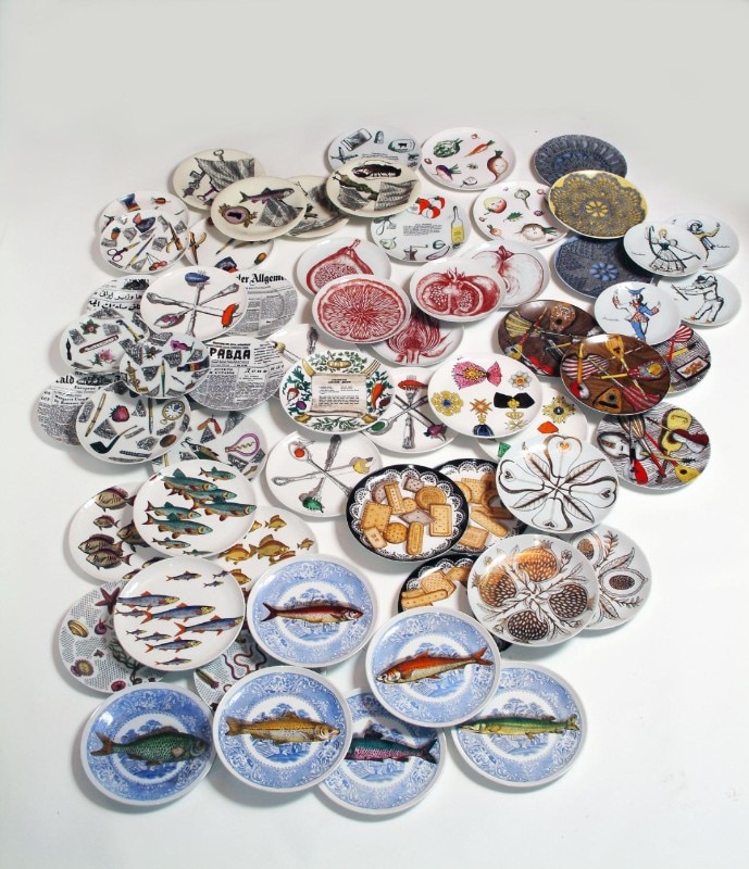 Fornasetti, piatti di diverse serie
