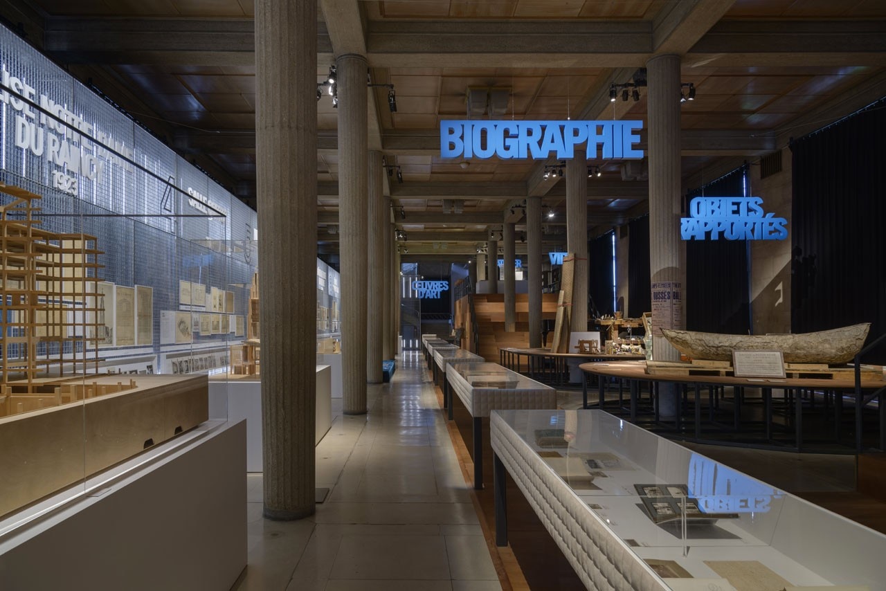 Vista della mostra “Auguste Perret, Huit Chefs d’oeuvre !/? – Architectures du béton armé” a Palais d’Iéna, Parigi