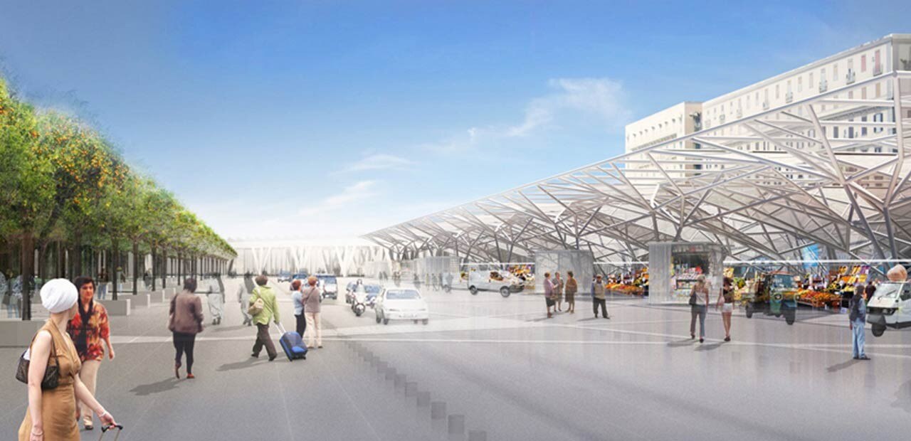 Dominique Perrault, Metropolitana di Napoli