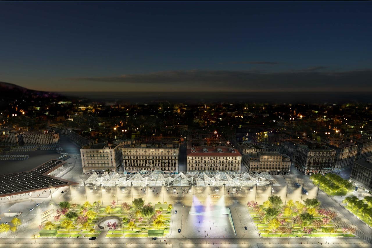 Dominique Perrault, Metropolitana di Napoli