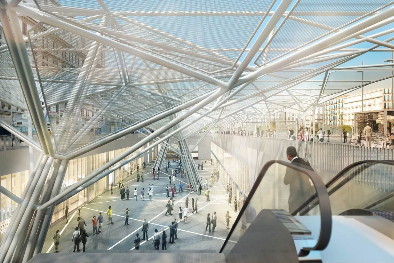 Dominique Perrault, Metropolitana di Napoli