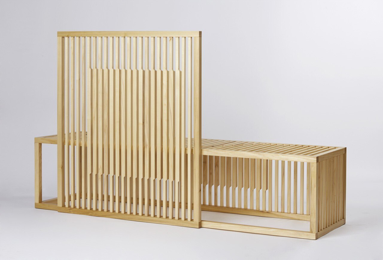 Lilliana Ovalle, Claroscuro, panche in Tulipwood