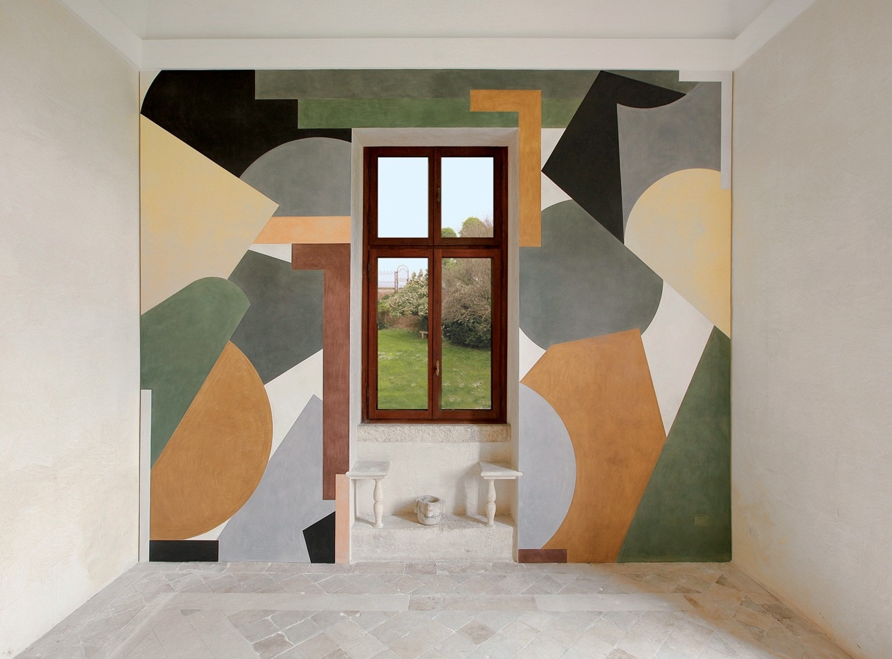 David Tremlett, <i>Torre Nord drawing</i>, 2010. Villa Pisani Bonetti