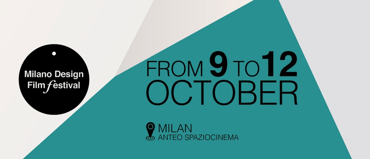 Il logo della seconda edizione del Milano Design Film Festival, in programma il prossimo ottobre a Milano