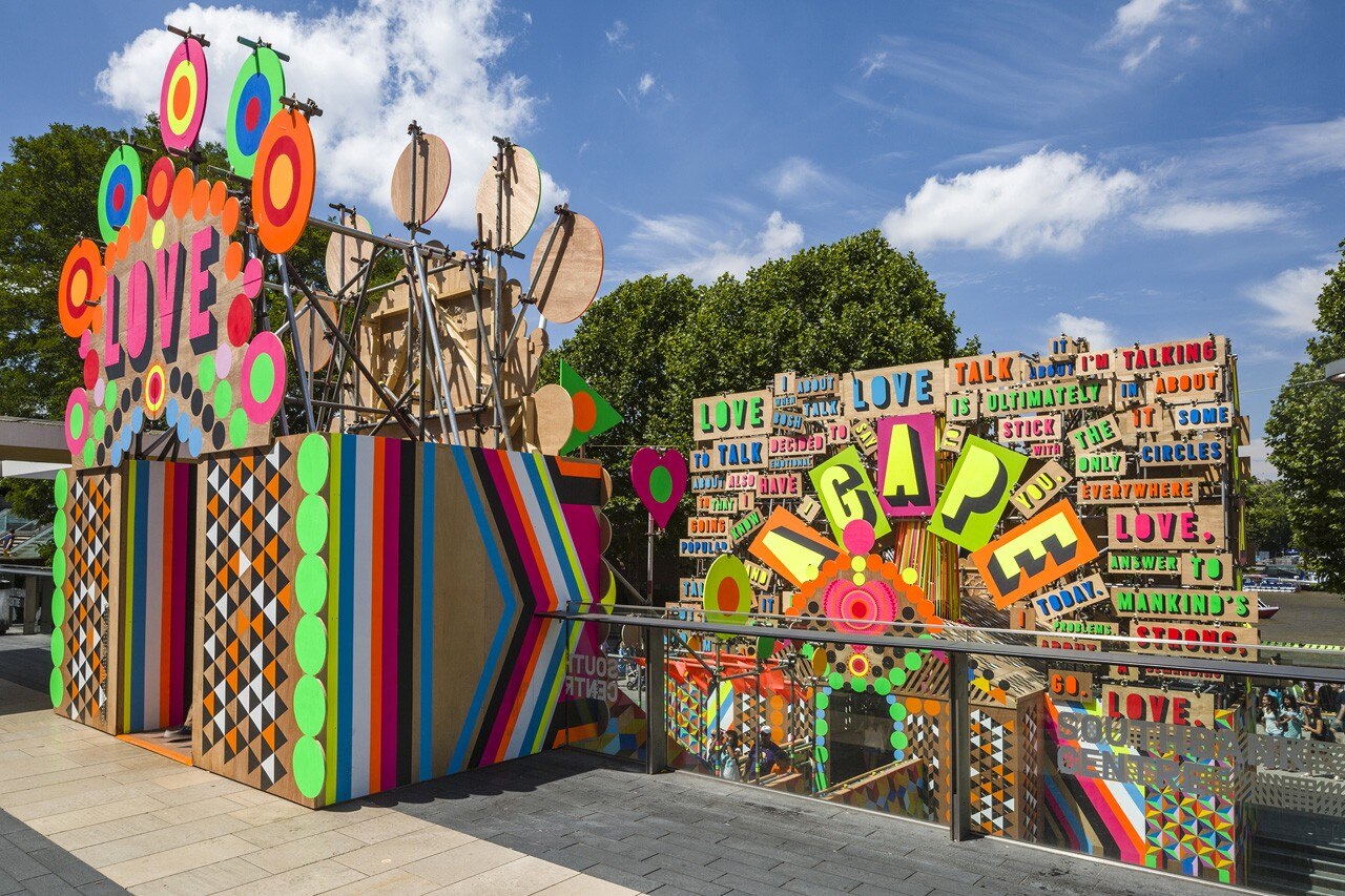 Morag Myerscough and Luke Morgan, Temple of Agape, Southbank Centre