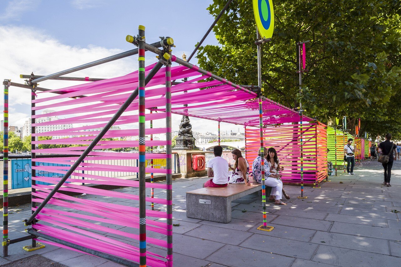 Morag Myerscough and Luke Morgan, Temple of Agape, Southbank Centre