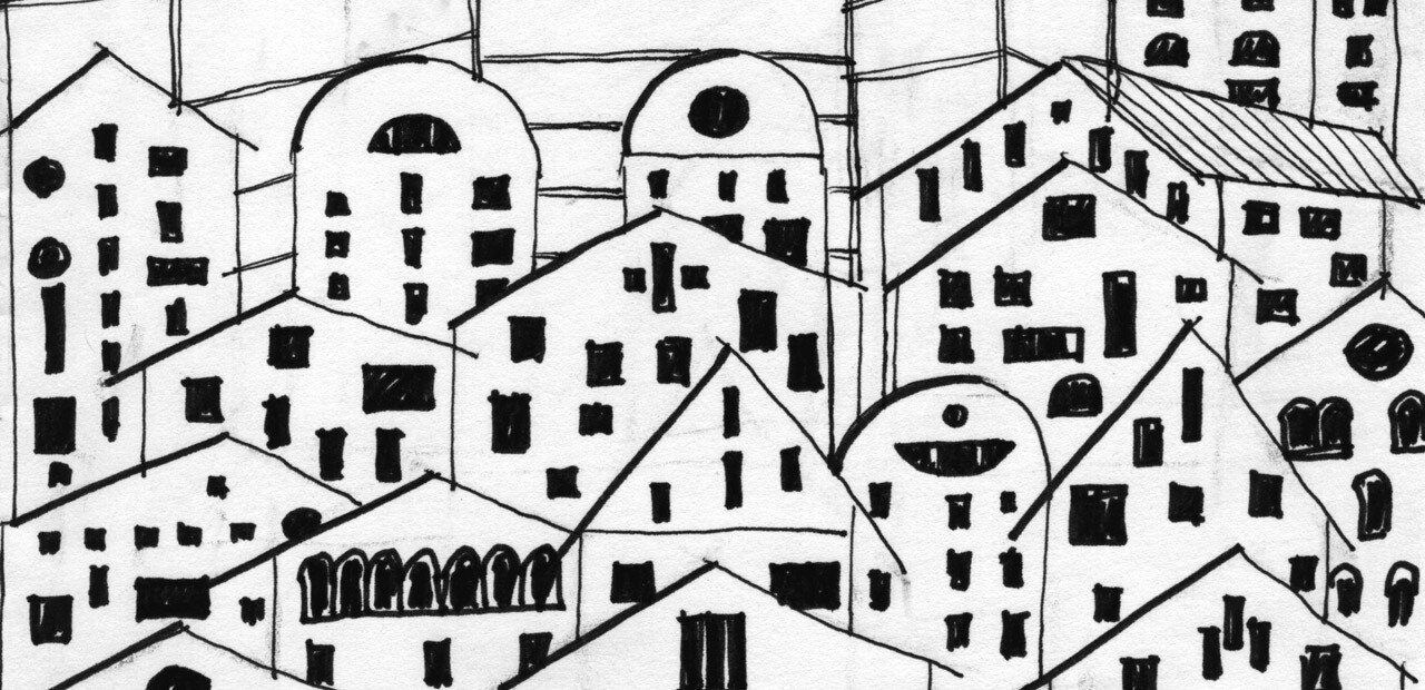 Giancarlo De Carlo, Schizzi inediti