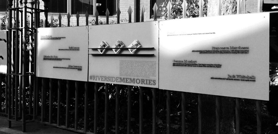 Aaron Bright and Emilio Koutsoftides, #RiversideMemories, Riverside Studios, Hammersmith, London