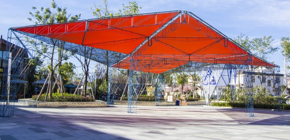 People’s Architecture Office, Tangram Canopy, Lijiang, Yunnan, China