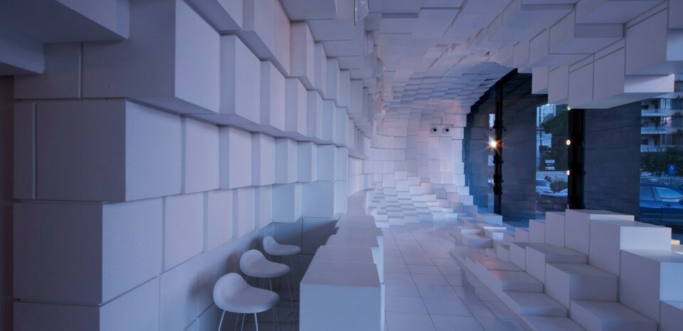 SOMA, Unilux Group lighting showroom, Beirut, Lebanon