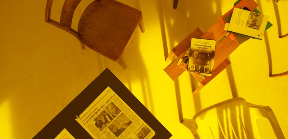 Can Altay, Such Claims on Territory, (Studio Virgolo first fragments). Vista dell'allestimento a Lungomare, Bolzano