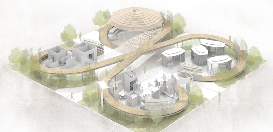 Il progetto di Michele De Lucchi, La Passeggiata