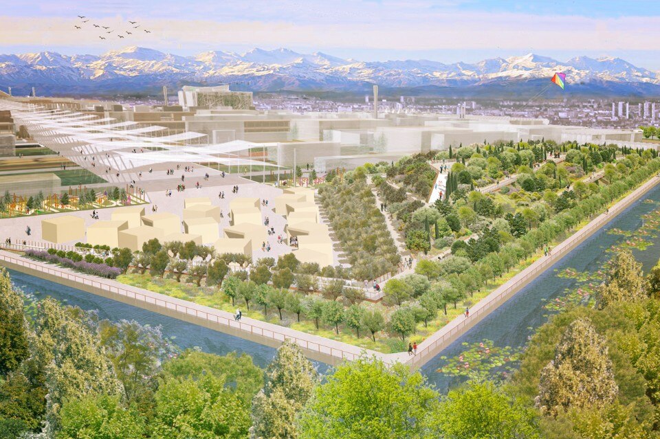 Progetto Piastra Espositiva, I Paesaggi di Expo, Expo Milano 2015. Collina mediterranea