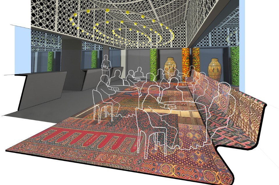 Studio De Ferrari Architetti e Buonomo Veglia, Padiglione Algerino, Cluster Bio Mediterrane, Expo Milano 2015