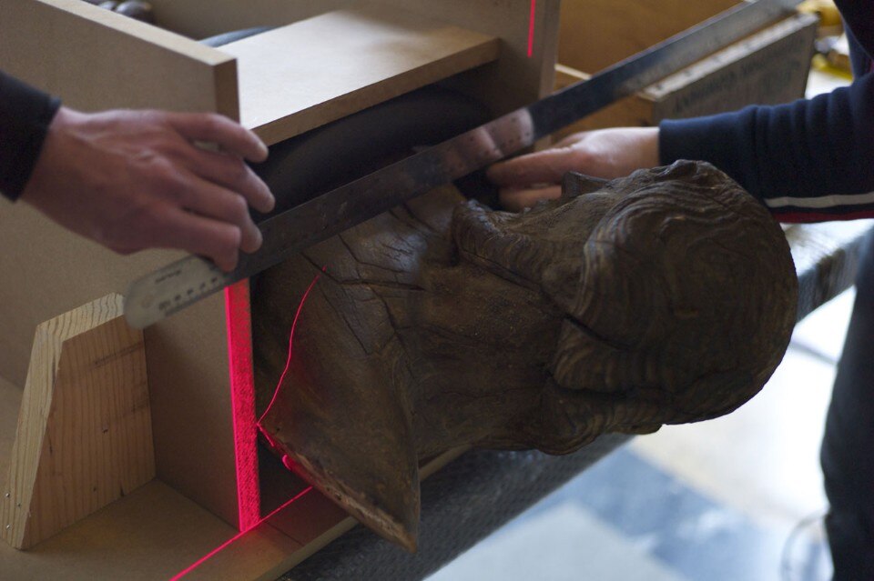 Danh Vo, <i>Beauty Queen</i>, (in process), 2013. Porto Culturgest, Portugal. 