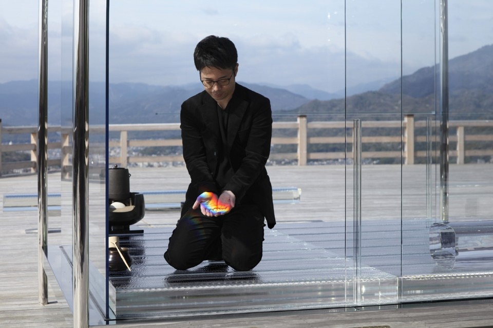 Tokujin Yoshioka, KOU-AN Glass-Tea House, Kyoto, Japan
