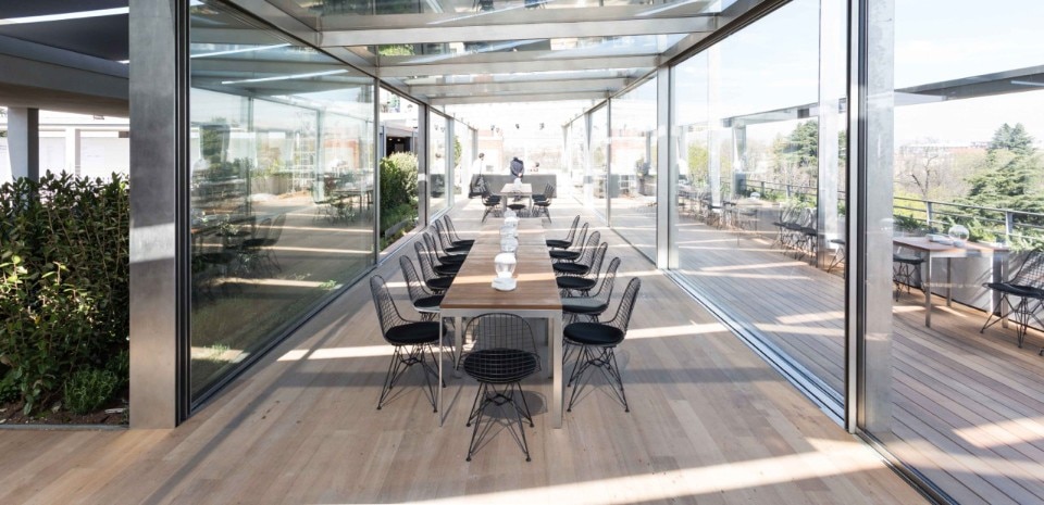 OBR, Ristorante sulla terrazza della Triennale, Milano